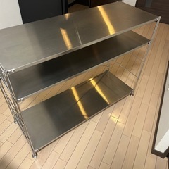 無印　スチールユニットシェルフ