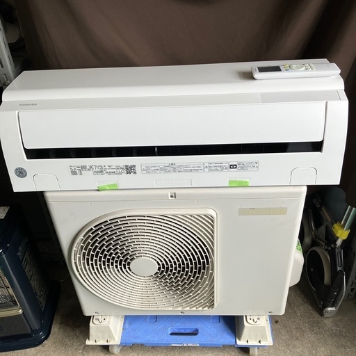 保証付、取付込、東芝2021年2.2KW6畳用