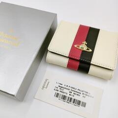 ヴィヴィアン ホワイト 13VV153 白 レザー 3つ折り財布 財布の画像
