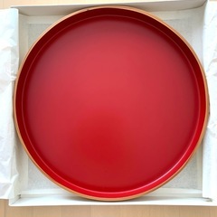☆新品未使用☆秋田杉　曲げわっぱ　丸盆