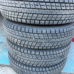 タイヤ　DUNLOP WINTER MAXX SJ8 175/80 R16 91Q  2018年製　4本　冬タイヤの画像