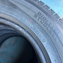 タイヤ　DUNLOP WINTER MAXX SJ8 175/80 R16 91Q  2018年製　4本　冬タイヤの画像