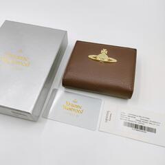 Vivienne Westwood 二つ折り財布 ブラウン ヴィヴィアン 茶の画像