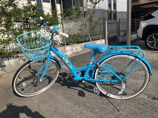 決まりました　24インチ自転車　女の子　シマノ製変速機付き
