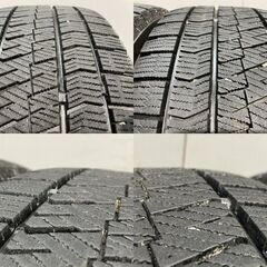 【BS BLIZZAK VRX2 215/50R18】スタッドレス【BALMINUM BR10 18インチ 7.5J5HPCD114.3+53】23年製 ヤリスクロス CX-3等　(KTJ443)クレジットカード QRコード決済可能の画像