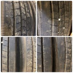 A756 2021年製 バリ山 DUNLOP DECTES SP122 225/90R17.5 4本 ダンロップ トラックタイヤ 夏タイヤ 石狩市の画像