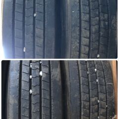 A756 2021年製 バリ山 DUNLOP DECTES SP122 225/90R17.5 4本 ダンロップ トラックタイヤ 夏タイヤ 石狩市の画像