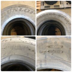 A756 2021年製 バリ山 DUNLOP DECTES SP122 225/90R17.5 4本 ダンロップ トラックタイヤ 夏タイヤ 石狩市の画像