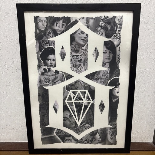 超希少品REBEL8TATTOO Girl 総柄ポスター