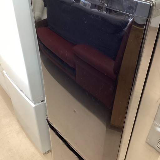 美原店 MITSUBISHI 146L 2ドア冷蔵庫 MR-P15C-B 黒 2018年製 三菱 冷蔵庫