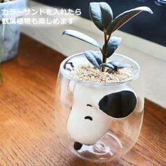 美品❀SNOOPY ダブルウォールグラスの画像