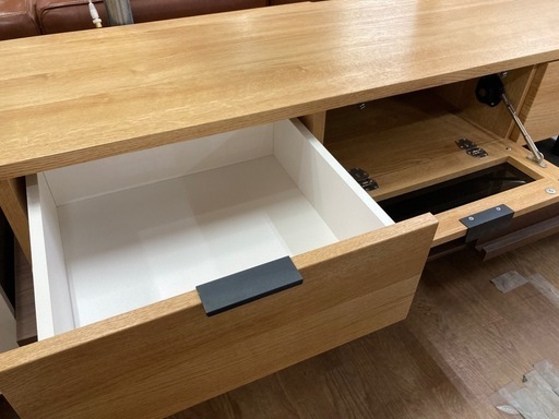 美品中古】ニトリ 幅150cm テレビ台 ミドルブラウン木目調 ニトリ