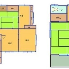 秩父市駅近の大型戸建て！ペット可！ファミリー大歓迎♪広々戸建て、車も4台駐車可能！ - 不動産