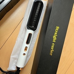 【新品未使用】ストレートヘアアイロンブラシの画像