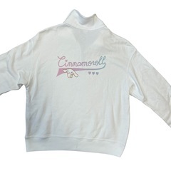UNIQLO シナモン スウェットハーフジップシャツ 150cmの画像