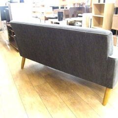 2人掛けソファ カリモク×ウニコ ソファ イス グレー系 karimoku unicoのコラボ品 長椅子 札幌市厚別区 厚別店の画像