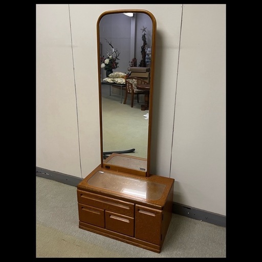 アンティーク ドレッサー 鏡台 化粧台 家具 鏡 ヴィンテージ 札幌 東区