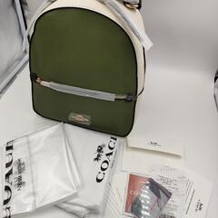 新品 COACH グリーン バックパック リュック バッグ 鞄 コーチ 新品 COACH グリーン バックパック リュック バッグ 鞄 コーチ