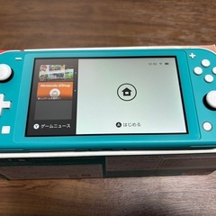 Switchライト　ターコイズ　箱、付属品付きの画像