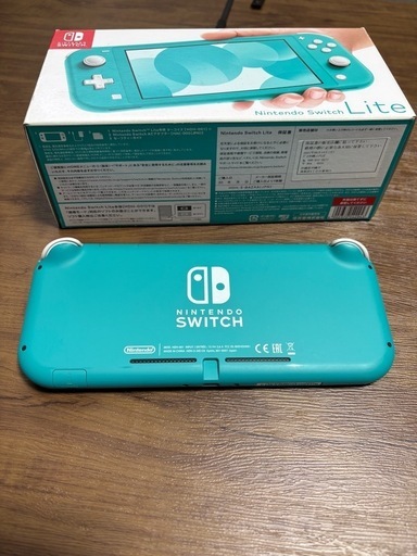 Switchライト　ターコイズ　箱、付属品付き