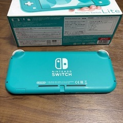 Switchライト　ターコイズ　箱、付属品付きの画像