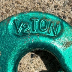 HHH size 75m/m  1/2 TON 1車スナッチ　滑車の画像