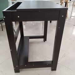 *お値段見直しました*★ジモティ割あり★  デスク ダークブラウン木目 W70.5×D50×H72 クリーニング済み TC8240の画像