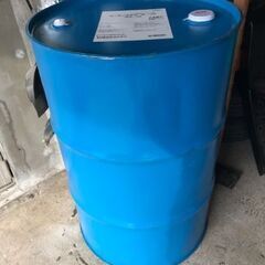 空き ドラム缶 200リットル 美品 車庫保管品 青色 鉄製 バ...