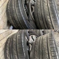 202504106　245/45R18　夏タイヤ　日産純正18アルミ　フーガなどの画像