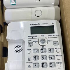 【中古美品】パナソニック Panasonic VE-GZ50DL-W RuRuRu コードレス電話機の画像