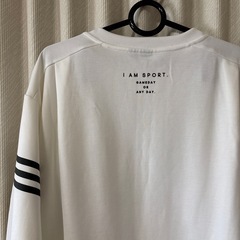 adidas Mサイズ 白の画像