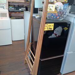 折りたたみハンガーラック　木製　ブラウン　A型　サイズ（約）幅80×奥45×高148　　■近隣配送無料 買取GO‼　栄和店の画像