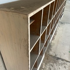 木製靴箱　の画像