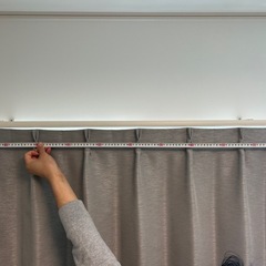 ラメ　グレー　カーテン　お洒落の画像