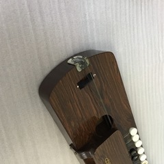 ‼️大特価‼️大正琴 木製 6弦 花の装飾の画像