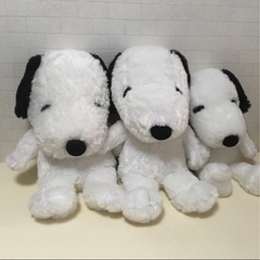 巨大ぬいぐるみ　SNOOPY3体