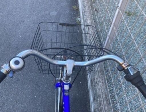 自転車 26インチ シティサイクル シティサイクル ベージュ 前カゴ付き