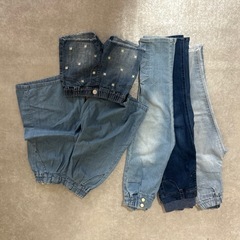 【美品多数】女の子 120cm まとめ売り♡パジャマ・デニム・春夏服たっぷり30点以上！BABYDOLL パーカーの画像