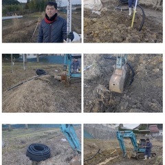 いわき市　埋設工事の画像