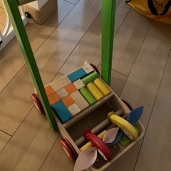 PlanToys つみき　手押し車
