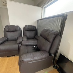  【ネイル・アイラッシュサロンに大人気！】 電動リクライニングチェア SHIFFON Jr（シフォンジュニア）ダークブラウン BEAUTY GARAGE（ビューティガレージ）の画像