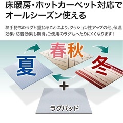 ニトリ　ラグ・ラグパッド・アルミシートの画像