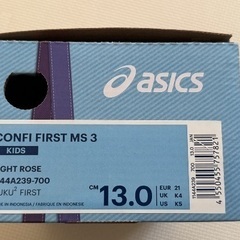 asics アシックス　13センチ　13cm 子供　ファーストシューズ　ベビーシューズの画像