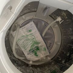 【良品】SHARP 5.5kg洗濯機 ES-GE5E-W 2021年製 通電確認済み 人気 早い者勝ち 引取歓迎 配送OKの画像