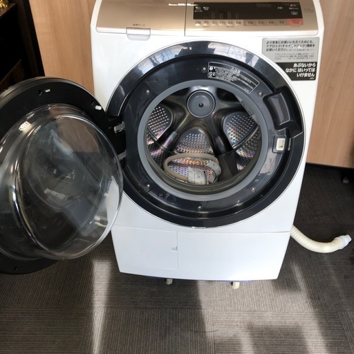 【中古品】HITACHI 日立 電気洗濯乾燥機 組込形 BD-SV110CL ドラム洗濯機　2018年製