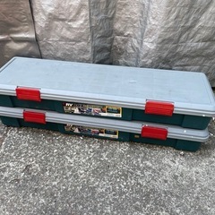 【売約済】RV BOXミニバン仕様　収納ボックス　2個まとめて 大きさ115cm×35cm×15.5cmの画像