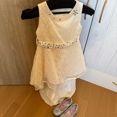 発表会衣装120〜130ドレス&ローファーの画像