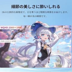 KTC 27インチ モニター2560×1440 100Hz IPSパネル H27T27の画像