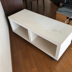 テレビ台★キャスター付き★ホワイト★白の画像