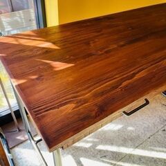 【武蔵小山店】 クラッシュゲート　関家具　ノットアンティークス　crush gate knot antiques LAN ラン　デスク　パイン古材仕様 90cm パイン材　古材　検　ビンテージ　アンティーク　desk vintage antique iron アイアン　男前家具　インダストリアル　industrial の画像